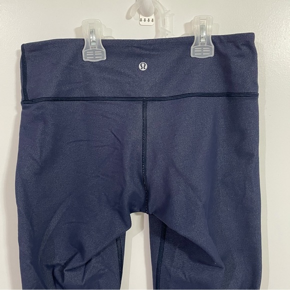 Lululemon Wunder Under Pants Denim Womens 8 Jeggings Blue Jean Leggings - Picture 8 of 12